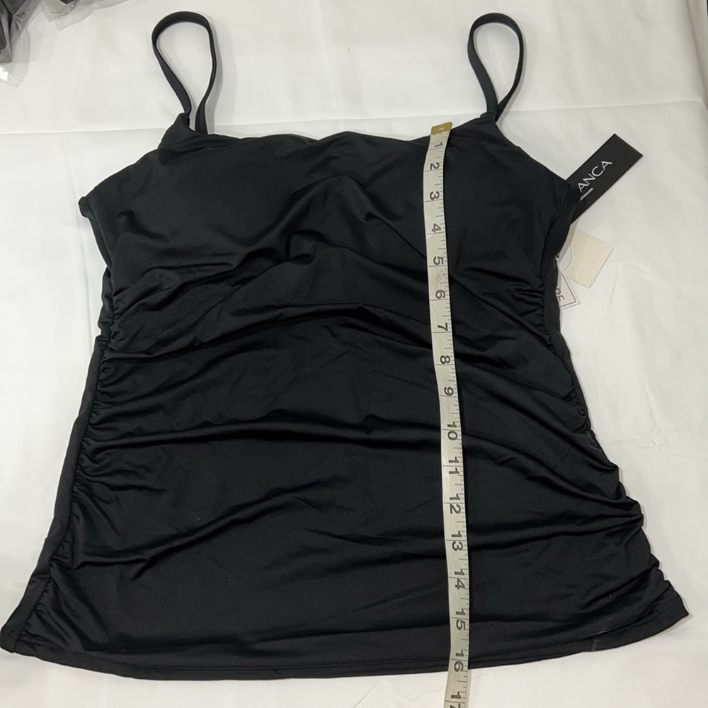 La Blanca Island Goddess Underwire Lingerie Strap Tankini Top & Bikini Bottom 10 - Picture 8 of 14